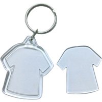 100Pcs Acryl Fotolijst Sleutelhanger Clear Foto Insert Blank Sleutelhangers Met Split Ring Foto Snap-In