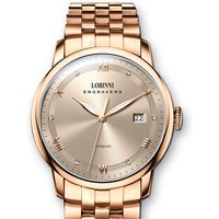Switzerland Luxury Brand LOBINNI Automatic Mechanical Men's Watches Sapphire 50M Waterproof Auto Date Diamond Male Clocks L1333