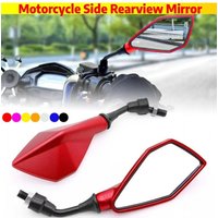AliExpress NONE Motorcycle Mirrors Red M10 ABS Motorcycle Rearview Mirrors Scooter E-Bike ATV Dirt Bike Rear View Mirrors HD Side Mirror