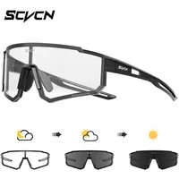 AliExpress SCVCN Photochromic Sunglasses Cycling Glasses Outdoor Cycling Road Mountain Bike Glasses Men and Women Casual Hiking Windproof