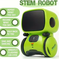 Multiple Languages Smart Voice Interactive Robot Dialogue Touch Mini Robot Recording Voice Changing Children's Toy Christmas