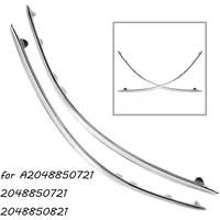 Bumper Trim For Mercedes-Benz MB C W204 2008 2009 2010 2011 Left/Right Front Bumper Chrome Molding Trim 2048850821 204885072