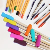 Send 2pcs Random Colors Diamond Painting Anti-slip Vase Sponge Cover Drill Pen Grip Pen Sleeve Set Painting Kits Accessories