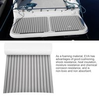 240*90*0.6cm EVA Faux Teak Decking Sheet Pad Boat Flooring Decor Mat Multi-function Marine Accessories For Yacht /RV
