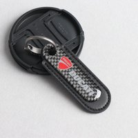 New Carbon Fibre Keychain Creative Car Keyring Accessories For Ducati Panigale Diavel V2 Scrambler MONSTER 695 696 795 1200