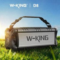 IPX6 Waterproof Outdoor Bluetooth Speaker, Wireless, 50W(Peak), 32H Playtime, Portable with Handle, Rugged for Pool, Beach