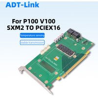SXM2 To PCIE X16 Adapter Board for Nvidia P100 V100 Module Graphics Card Temperature Sensing Expansion Card 300W GPU Dual 8PIN