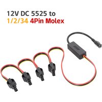 DC 5525 To SATA IDE Hard Drive Power Supply Cable DC 12V To SATA Hard Drive Cable Step-down Voltage Regulator