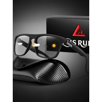 AliExpress LOISRUBY Photochromic Sunglasses With Case for Men and Women Square Glasses Outdoor Sports Motorcycle Cycling Running, Hiking , Baseball