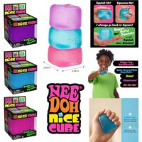 *&In Stock Squishy Schylling Needoh Nice Cube Sensory Toy Anti-Stress Stress Relief Jigsaw Pressure Relief Souvenir for Kids 말랑이
