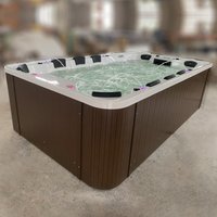 Hot-selling outdoor 10 person swim spa pool hot tubs with balboa system