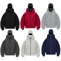 2025Autumn and WinterNew Unisex Casual Sportswear-Hooded with Mask Design Stylish Sporty Plus-Size Hoodiesm Available in4Colors