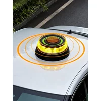 Car Emergency Beacon Light Geolocation DGT 3.0 Approved Magnetic Induction Strobe Flashing Lamp Night Safety Signal Warning Lamp