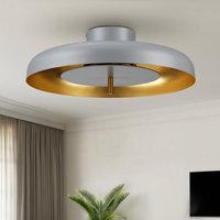 Okrągła metalowa lampa sufitowa, nowoczesna dekoracyjna oprawa oświetleniowa do domu, 24W, do salonu, sypialni, kuchni, oświetlenie wewnętrzne.
