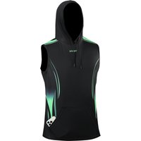 Men's Marathon Running Vest Summer Cycling Color-Blocked Moisture-Wicking Hooded Vest Men Fitness Training Ice Silk Running Vest