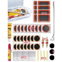 AliExpress NONE Bike Tire Repair Kit Patches Tire Flim Grinding Film Crowbar Multifunctional Tools Cycling Tire Patch Bicycle Repair Puncture
