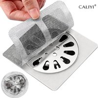 10/30/50/100 PCS Disposable Shower Drain Hair Catcher Floor Drain Sticker For Bathroom Bathtub Sink Kitchen Drain Mesh Cover