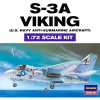 Hasegawa Plastic Assembled Model Kit 00537 S-3A Viking Anti-Submarine Aircraft 1/72
