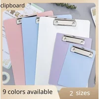 Simple Thicken A4 Folder Board Storage Clipboard Memo Pad Clip Notebook File Writing Clamps Paper Holder Office School Supplies