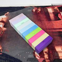 Plastic Bead Sorting Trays Storage Rack 6.6x2.7x1.8cm Diamond Art Trays Storage Containers for DIY Painting Craft Accessory