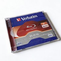 Verbatim Blu-Ray Disc BD-RE DL 50GB 2X Speed BDRE Blank Bluray Disks Dual Layer Rewritable