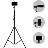 Live Tripod Video Recording Selfie Landing Monpod Foldable 56cm-160cm Extendable Mobile Phone Stand Holder For All Phone Camera