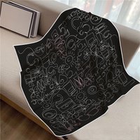 French 90cm New Black and White Hand-painted Twill Women's Travel Sunscreen Shawl Large Square Scarf Headscarf Scarf
