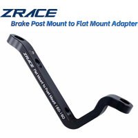 ZRACE Post Mount to Flat Mount Brake Adapter, 140mm / 160mm, Post to Flat Mount Brake Adapter
