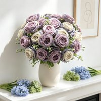 Artificial Peony Flowers Home Room Floral Arrangement Decoration Holiday Vase Wedding Outdoor Party Arches DIY Decor Accessories