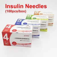 100Pcs/box Insulin Cartridges For Lilly Insulin Injection Pen Individual Packaging Medical Insulin Pen Tip 4mm 5mm 6mm 8mm