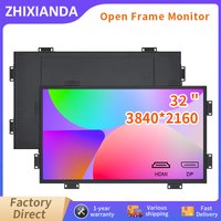32 Inch 3840*2160 Open Frame Industrial Monitor 4K Capacitive Touch Screen LCD Display With HDMI DisplayPort