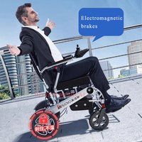 Fashion Lightweight Travel Outdoor Folding Power Compact Electric Wheelchair For Disabled wheelchair motorized