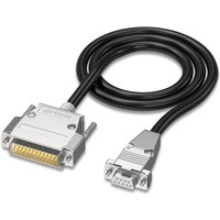 DB9 to DB25 Cable RS232 Female DB9 to DB25 Pin Male Adapter Computer Accessories Cable Serial to Parallel Line DB9/DB25