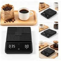 New Smart Coffee Scale 0.1g Precision Touch Screen with Timer Espresso Scale Pour Over Coffee Brewing Ratio Tool