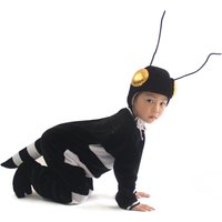 Black Yellow Ant Animal Halloween Costume Plush One Piece Cosplay Suit for Boy Girls Adult Women