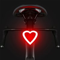 Multifunctional USB Rechargeable Bicycle Tail Light Cute LED Safety Light with Unique Designs for Night Riding for Mtb Bike Seat