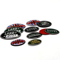 Car Original Front Grille Badge Replace Emblem Lid Logo For Land Rover Guardian Defender 3 4 Evoque Range Rover Discovery Sport