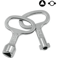 Universal Triangular Key Socket Key for Electric Cabinets Multifunctional Wrench Panel Lock Metro Train Elevator Door Key Lock