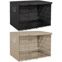 Pet Cage Cover Oxford Pet Crate Cover Pet Crate Cover Windproof Dog Kennel Cover Waterproof Dog Cat Cage Cover For Indoor