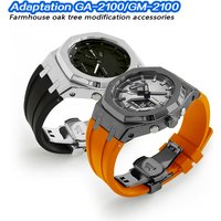 Compatible with GA2100GM-2100 modified metal watch case, strap, tape handle, nail style watch accessories