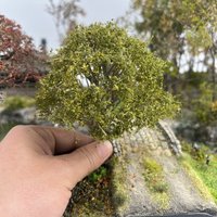 2pcs Simulation Miniature Model Trees Scale Plants Railway Dioramas Architecture Scene Landscape DIY Craft Accessories