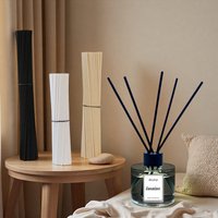 50/100/200pcs Fiber Reed Diffuser Sticks Set 3mm 8inch Aromatherapy Diffuser Sticks for Bedroom Office Air Freshener Fragrance