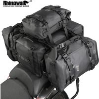 Rhinowalk Motorcycle Tail Bag Waterproof 8L 15L 30L Motorbike Rear Seat Saddle Bag Universal Side Pannier Bag Travel Luggage Box