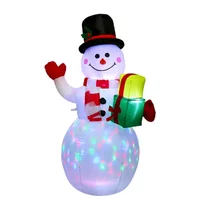 Christmas Inflatable Decorations Outdoor Garden Courtyard Decoration Large Snowman Santa Claus Christmas Tree Inflatable Toys