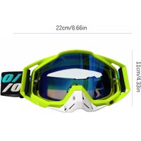 AliExpress NONE Men's Motocross Goggles With Tear-off Film Motorcycle Sunglasses Windproof Protection For Skiing Cycling Racing Off-Road
