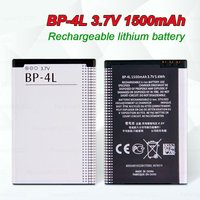 BP 4L 1500mAh Lithium Battery for Nokia N97 E52 E71 E90 E63 E72 E61i E55 6650F Phones BP-4L Rechargeable Batteries