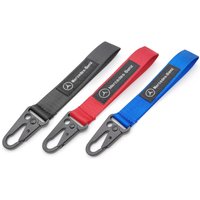 1Pcs Sports Car Key Ring Ribbon Lanyard Key Chain Key Holder Accessories For Mercedes Benz AMG CLK CLA A180 W108 W201 W212 W213