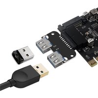 USB3.0 3.1 to USB A Socket Converter for Desktop Computer Motherboard Header 19PIN 20PIN to Dual USB Dual USB A Female Adapter