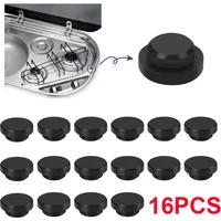 16PCS Rubber Plugs Protective Rubber Plugs Set RV Kitchenware Gas Stoves Holder Rubber Cover Caps for Dometic Smev Thetford