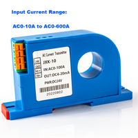 AC DC0-600A Current Sensor 4-20mA 0-10V RS485 20mm Close Loop Current Transducer High Accuracy Hall Effect Current Transmitter